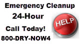 water damage restoration emergency