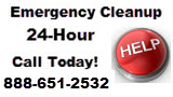 water damage restoration emergency