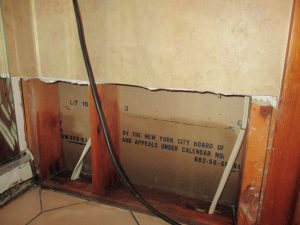 Mold Damage Sheetrock Removal