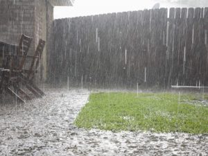 Rain water caused basement flooding in Princeton, NJ