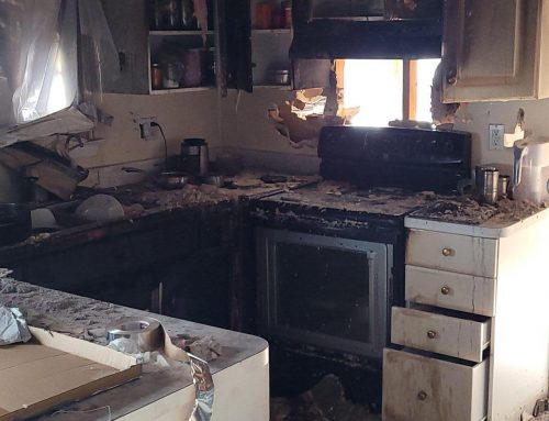 Kitchen Fire Damage in Plainsboro, NJ- Stove Top