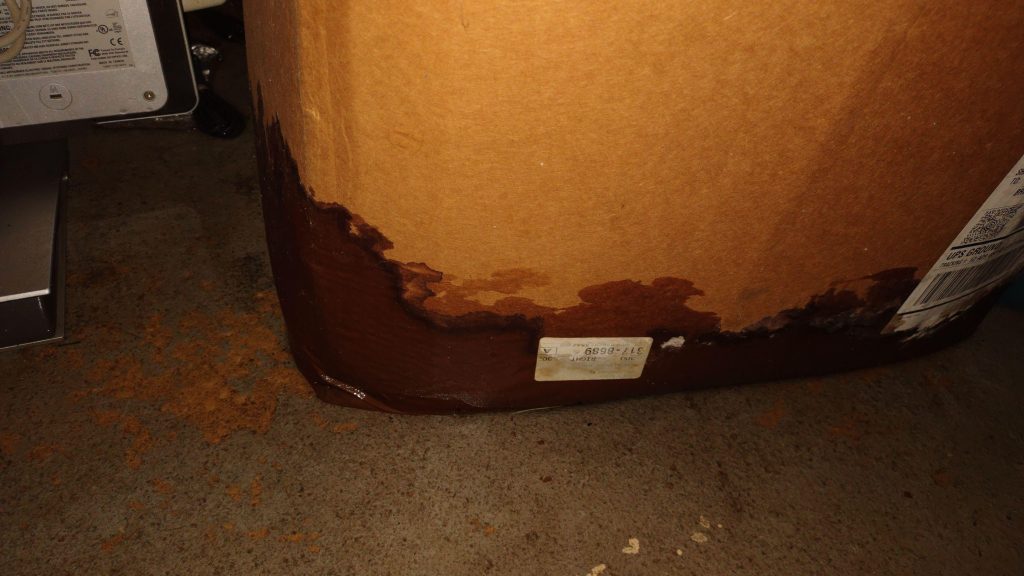 Basement water damage from broken water heater ocean nj