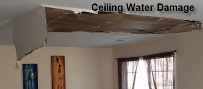 Ceiling Water Damage Repair