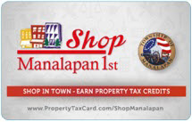 Shop Manalapan 1st Program Card