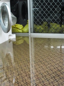 Water Damage caused by Washing Machine Overflow NJ