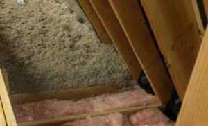 attic damage insulation